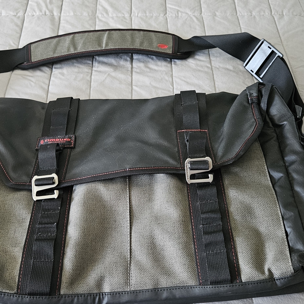 Timbuk2 Black and Gray Messenger Bag